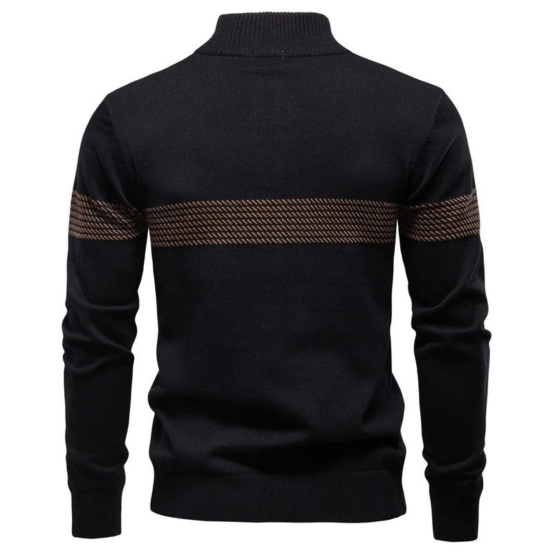 Charles Men's Quarter-Zip Textured Knit Sweater