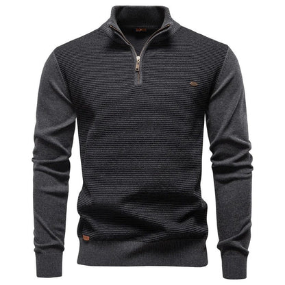 Andrew Men's Textured Quarter-Zip Knit Sweater