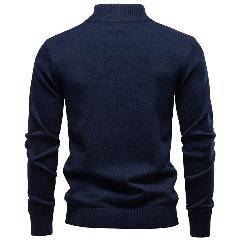 Andrew Men's Textured Quarter-Zip Knit Sweater