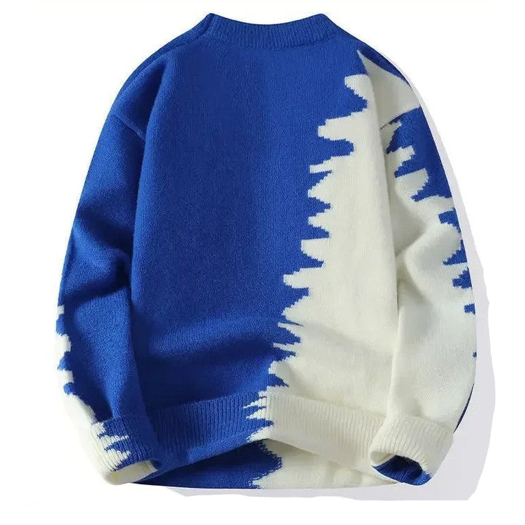 Anthony Men's Relaxed Graphic Knit Sweater