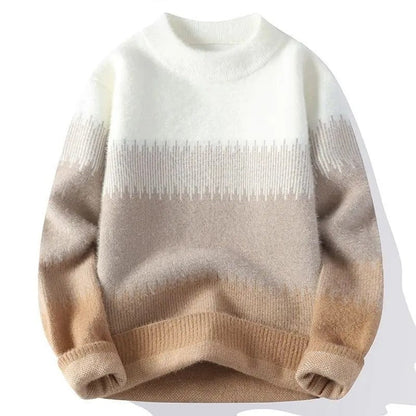 Anton Men's Gradient Knit Crewneck Sweater
