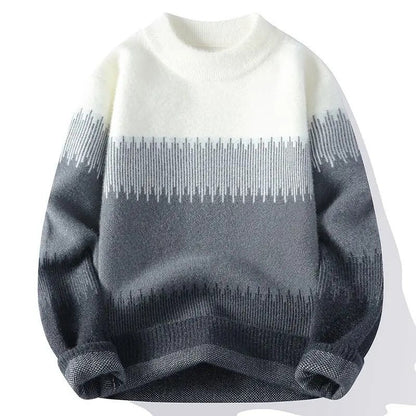 Anton Men's Gradient Knit Crewneck Sweater