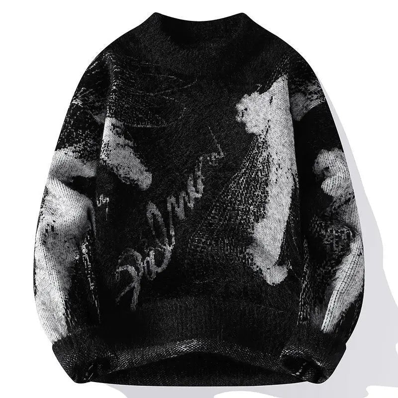 Anton Men's Gradient Knit Crewneck Sweater