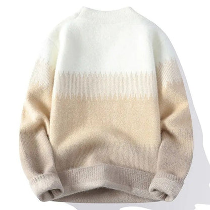 Anton Men's Gradient Knit Crewneck Sweater