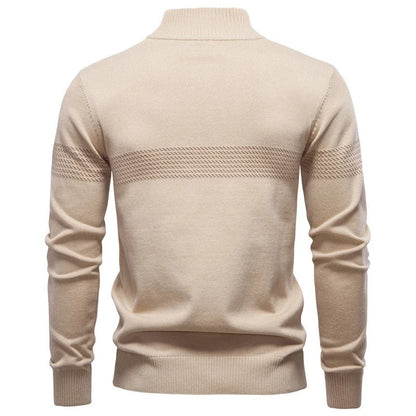 Charles Men's Quarter-Zip Textured Knit Sweater