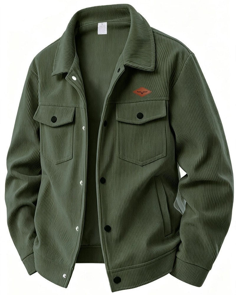 Curtis Men's Corduroy Western Shirt Jacket
