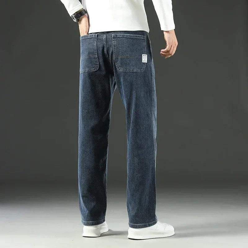 Dylan Men's Relaxed Straight Leg Denim Pants