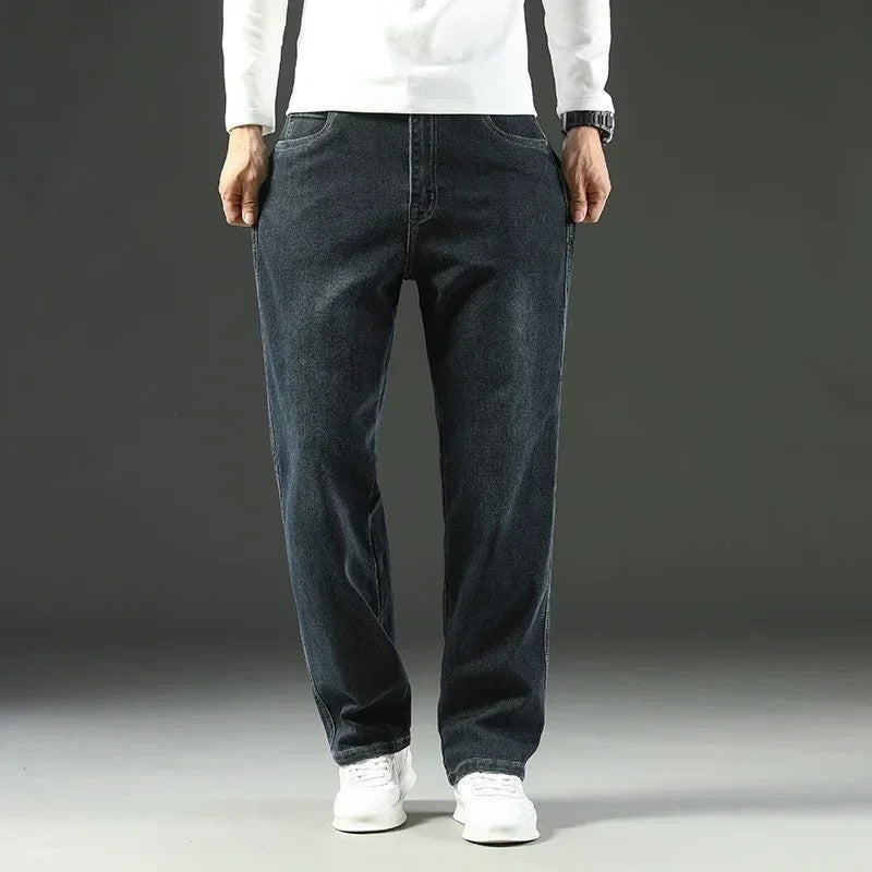 Dylan Men's Relaxed Straight Leg Denim Pants
