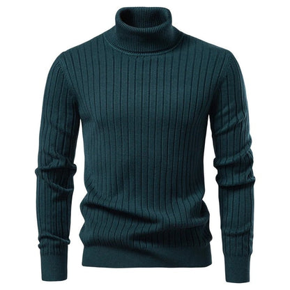 Edward Men's Ribbed Knit Turtleneck Sweater