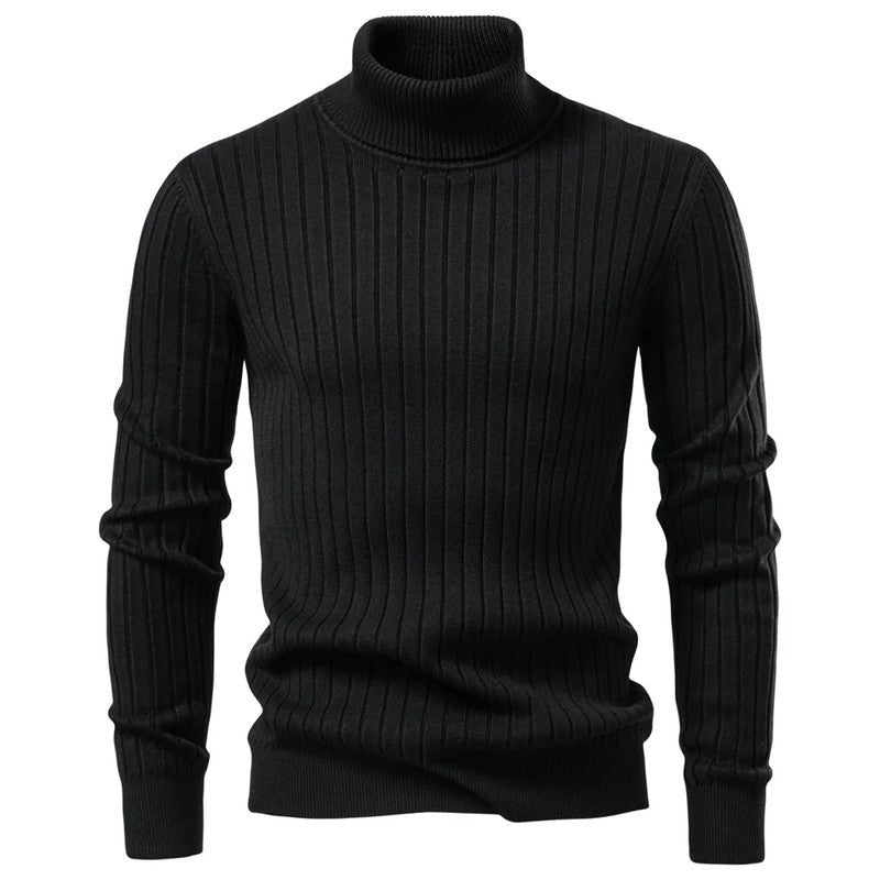 Edward Men's Ribbed Knit Turtleneck Sweater