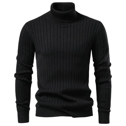 Edward Men's Ribbed Knit Turtleneck Sweater