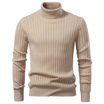 Edward Men's Ribbed Knit Turtleneck Sweater