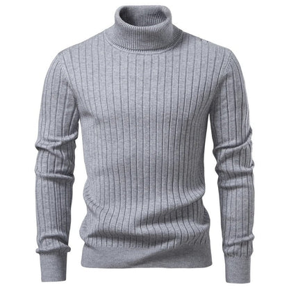 Edward Men's Ribbed Knit Turtleneck Sweater