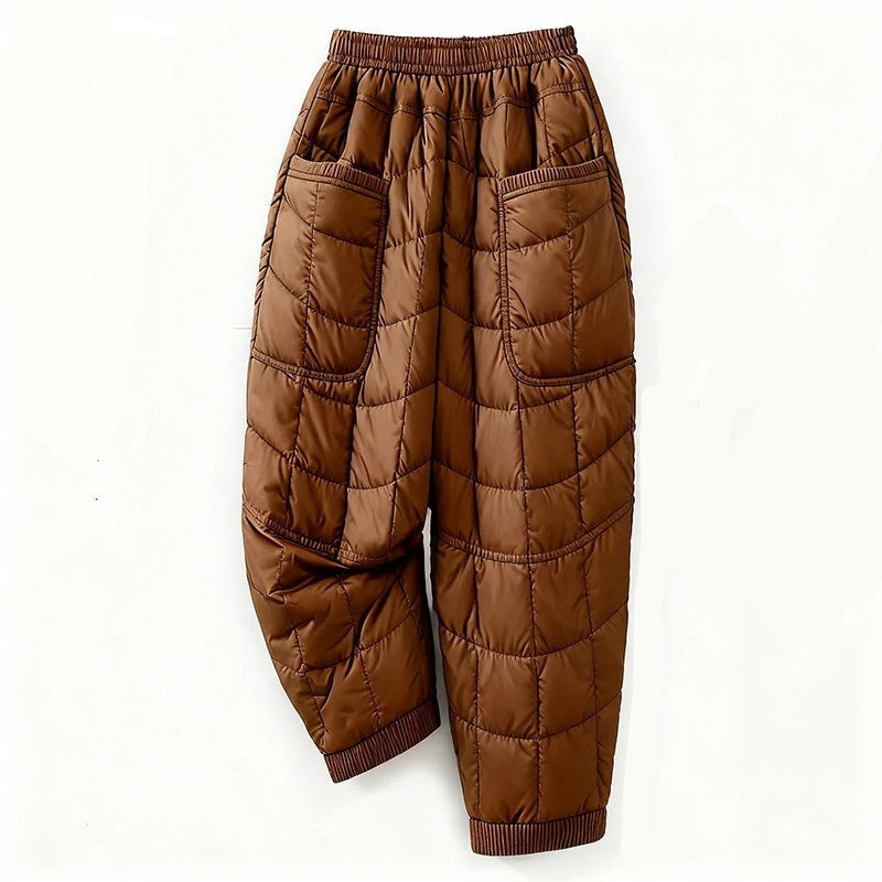 Ivy Women's Quilted Relaxed Fit Pants