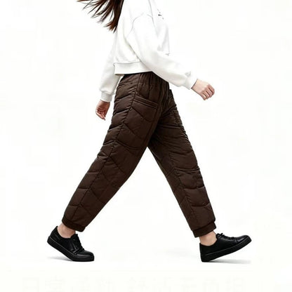 Ivy Women's Quilted Relaxed Fit Pants