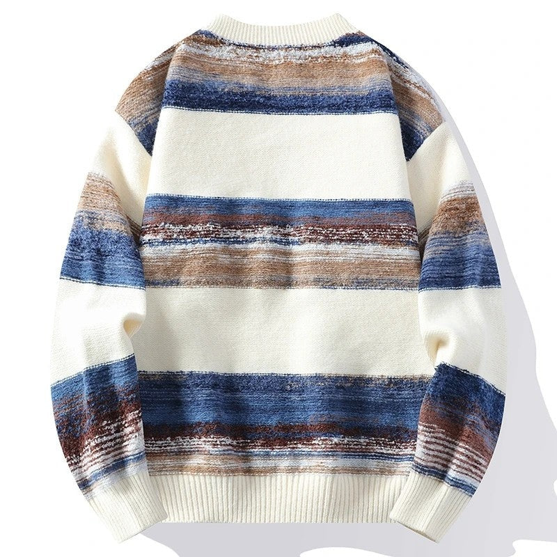 Jonas Men's Relaxed Stripe Knit Cardigan
