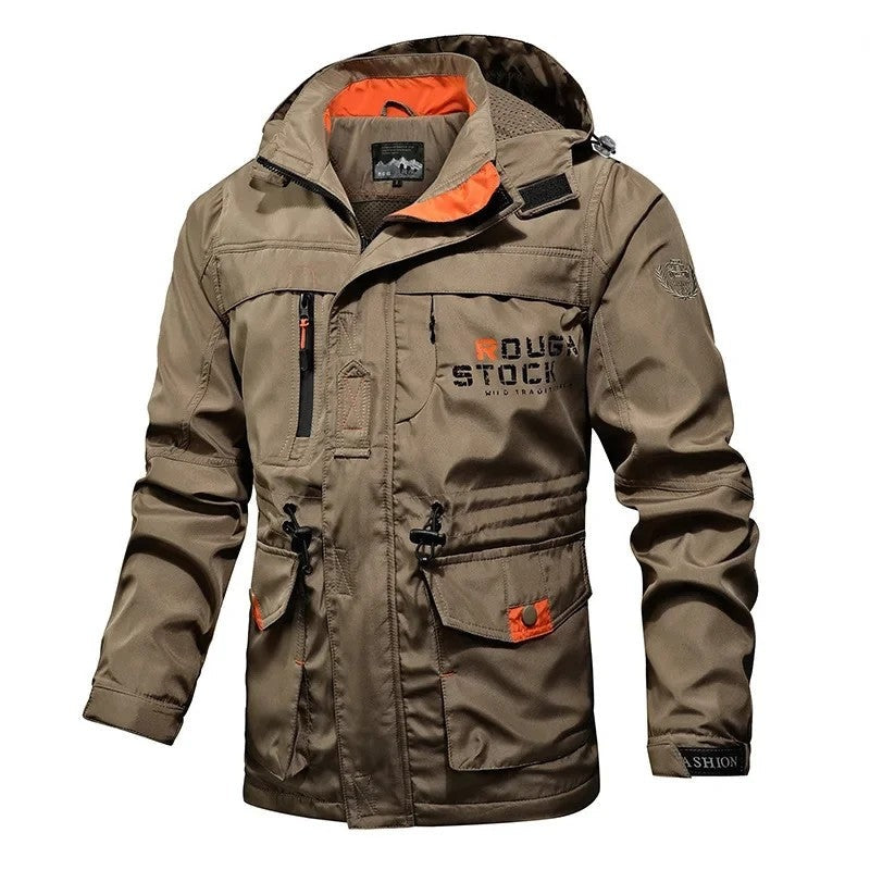 Logan Men's Waterproof Hooded Utility Jacket