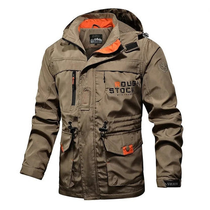 Logan Men's Waterproof Hooded Utility Jacket