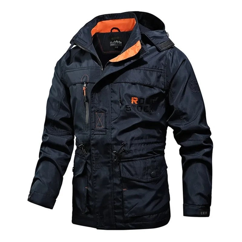 Logan Men's Waterproof Hooded Utility Jacket