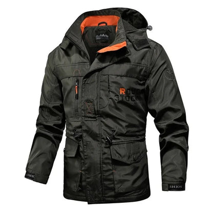 Logan Men's Waterproof Hooded Utility Jacket