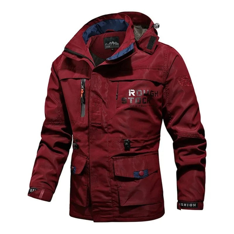 Logan Men's Waterproof Hooded Utility Jacket