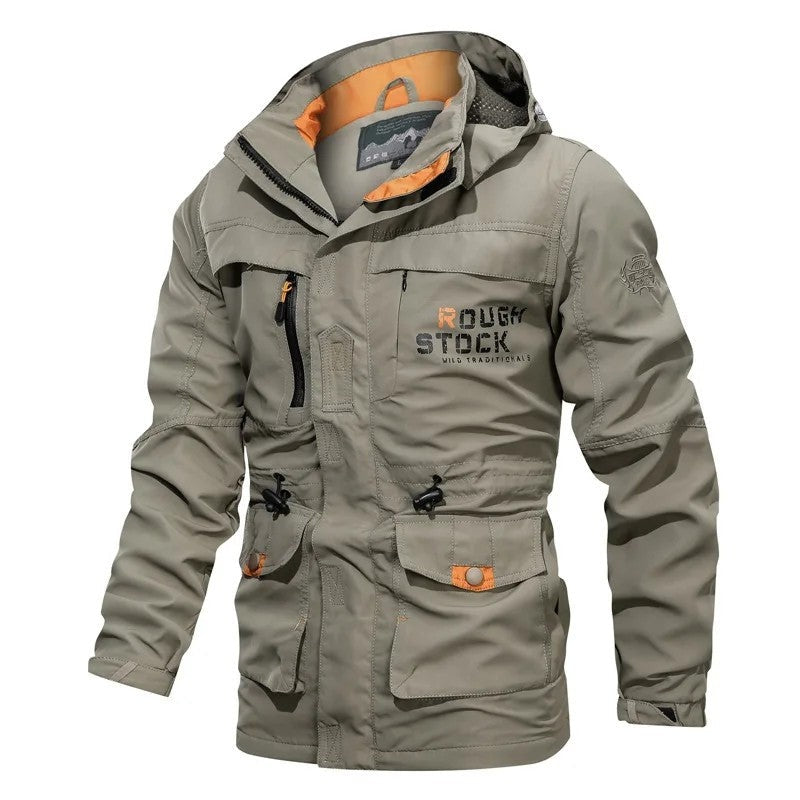 Logan Men's Waterproof Hooded Utility Jacket
