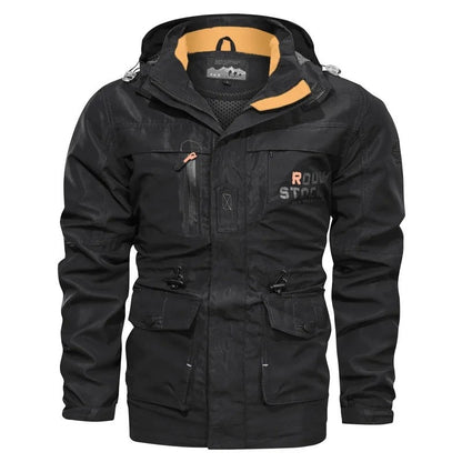 Logan Men's Waterproof Hooded Utility Jacket