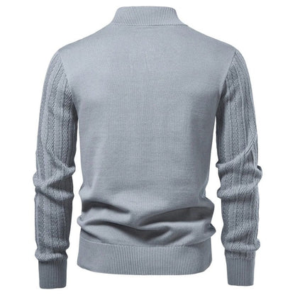 Marco Men's Ribbed Button-Up Knit Cardigan