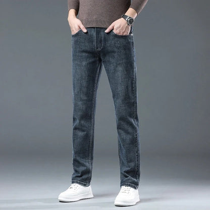 Matteo Men's Relaxed Straight Leg Denim Pants