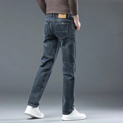 Matteo Men's Relaxed Straight Leg Denim Pants