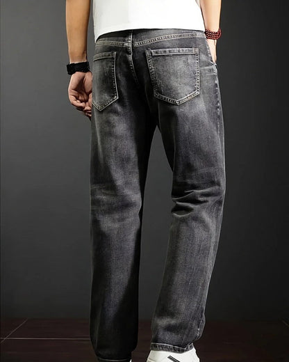Michael Men's Relaxed Straight Leg Denim Pants