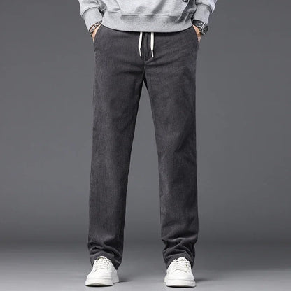 Nils Men's Relaxed Corduroy Straight-Leg Pants