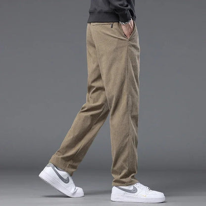 Nils Men's Relaxed Corduroy Straight-Leg Pants