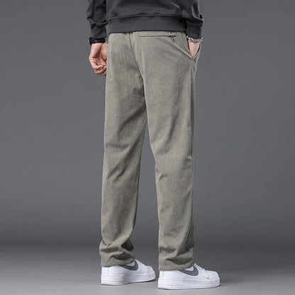 Nils Men's Relaxed Corduroy Straight-Leg Pants