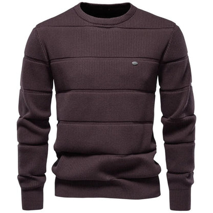 Noah Men's Ribbed Crewneck Knit Sweater