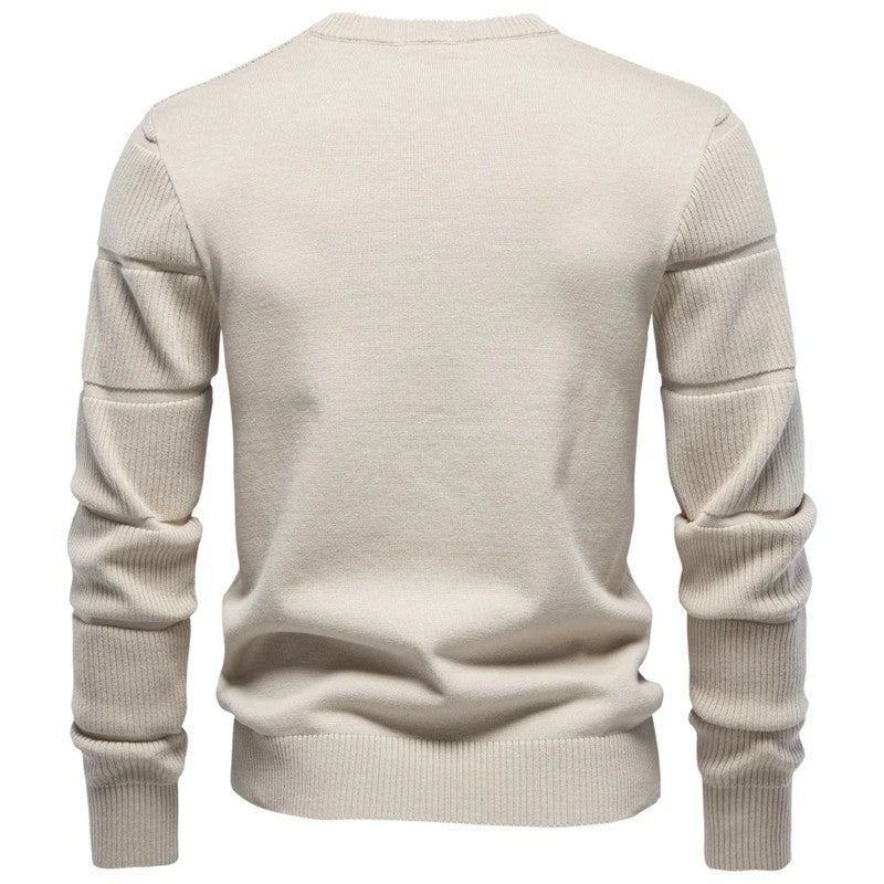 Noah Men's Ribbed Crewneck Knit Sweater