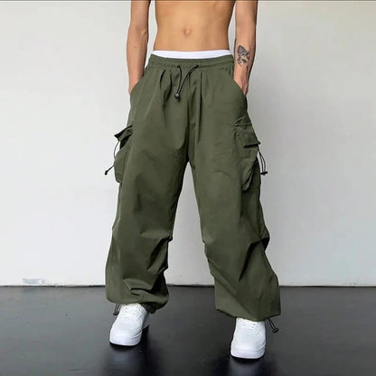 Norman Men's Relaxed Drawstring Cargo Pants