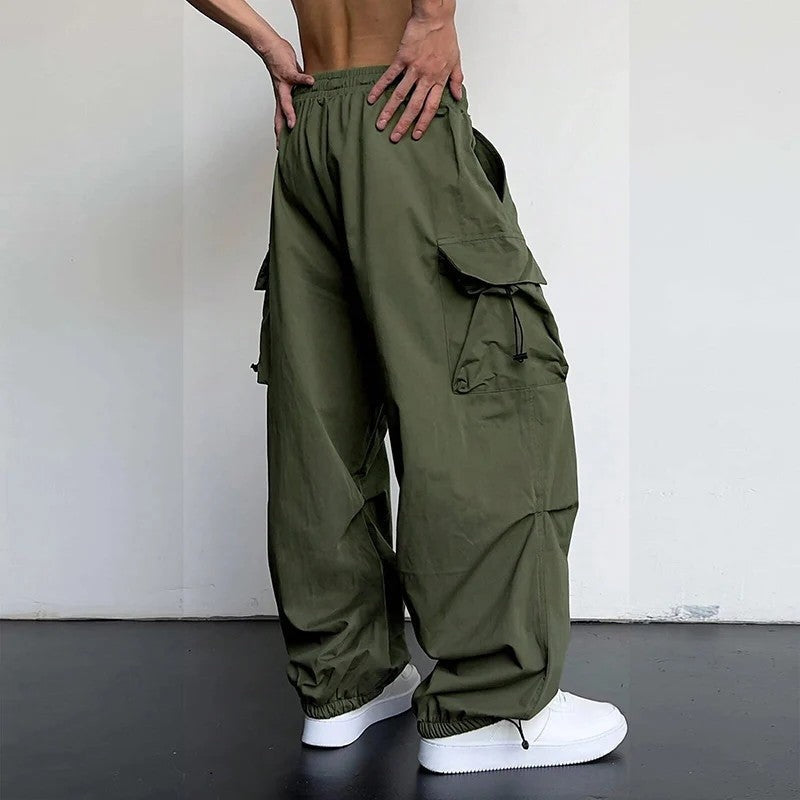 Norman Men's Relaxed Drawstring Cargo Pants