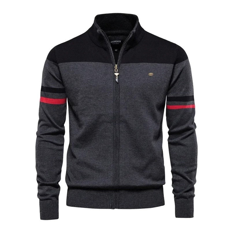 Pablo Men's Zip-Up Knit Track Jacket