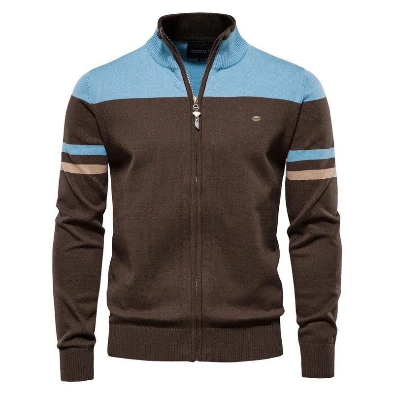 Pablo Men's Zip-Up Knit Track Jacket