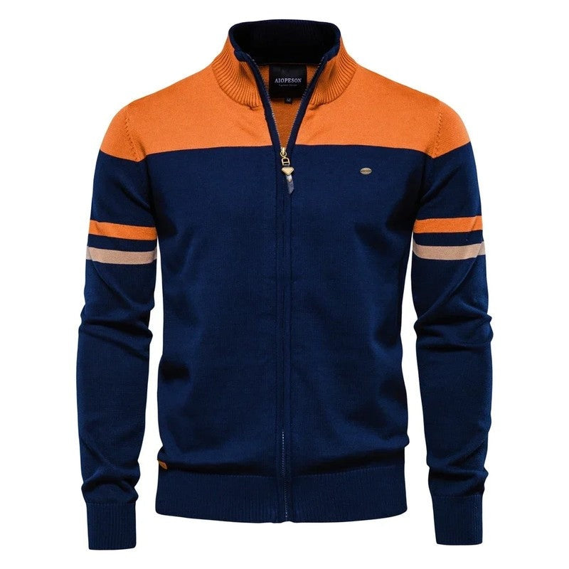 Pablo Men's Zip-Up Knit Track Jacket