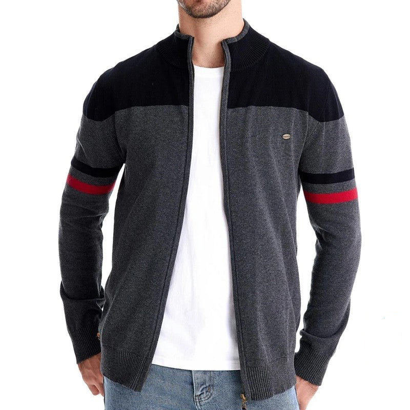 Pablo Men's Zip-Up Knit Track Jacket