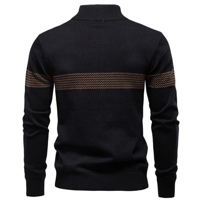 Patrick Men's Half-Zip Textured Knit Sweater