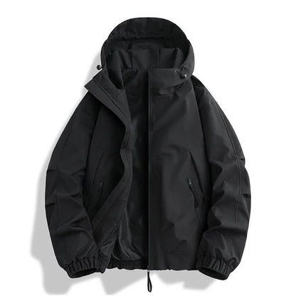 Simon Men's Relaxed Hooded Windbreaker Jacket