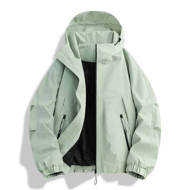 Simon Men's Relaxed Hooded Windbreaker Jacket