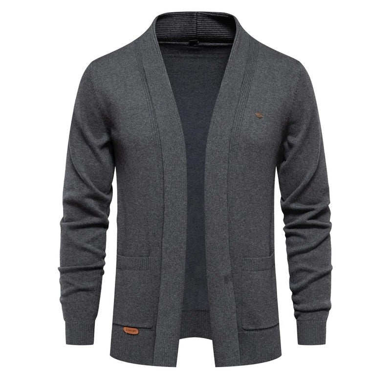 Thomas Men's Relaxed Open Knit Cardigan