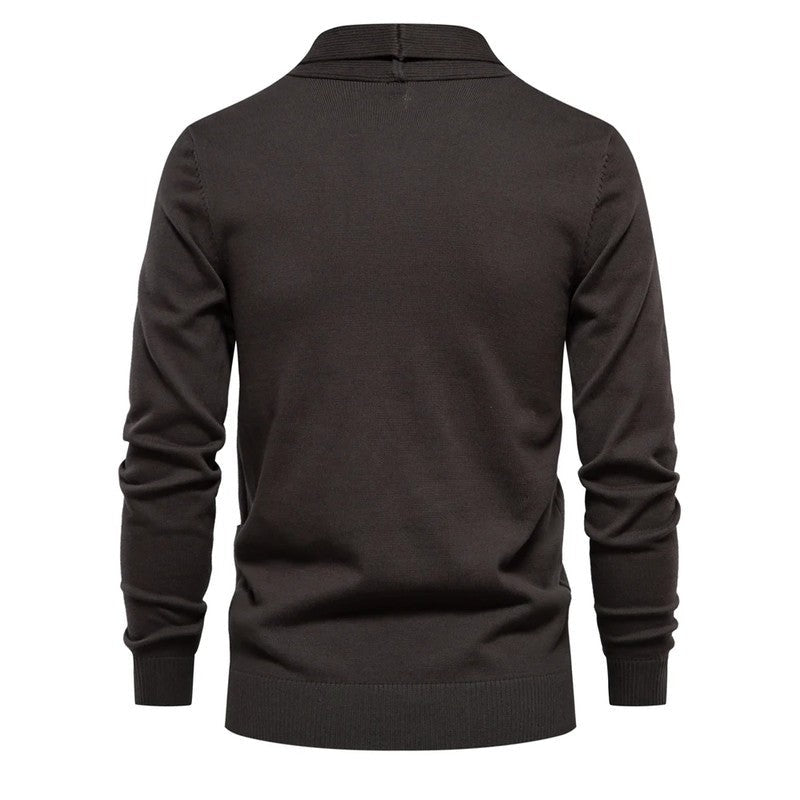 Thomas Men's Relaxed Open Knit Cardigan