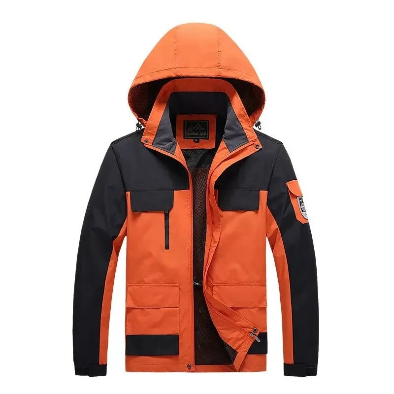 Victor Men's Waterproof Hooded Outdoor Jacket