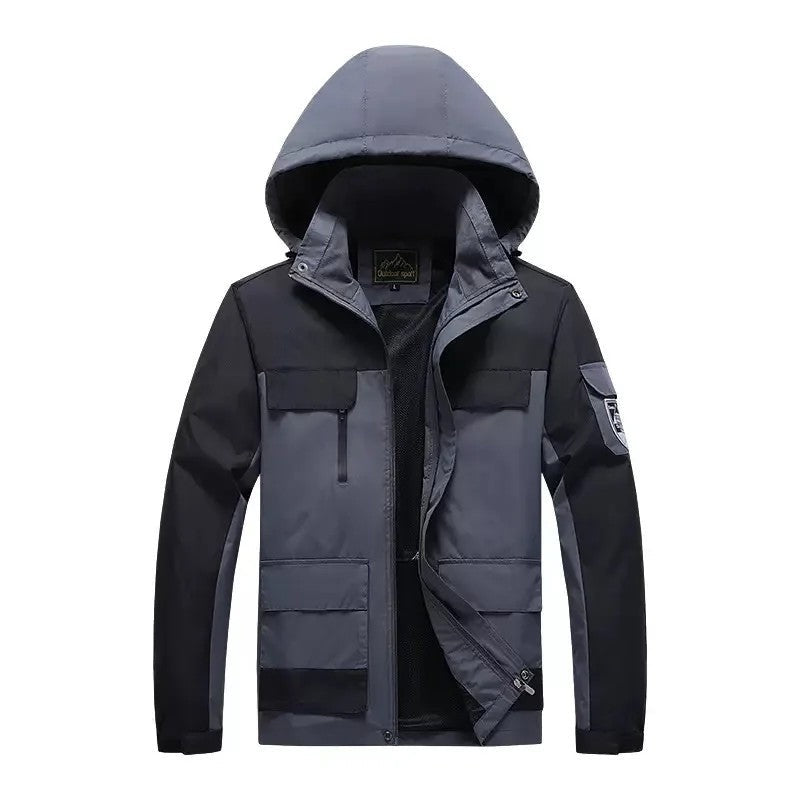 Victor Men's Waterproof Hooded Outdoor Jacket