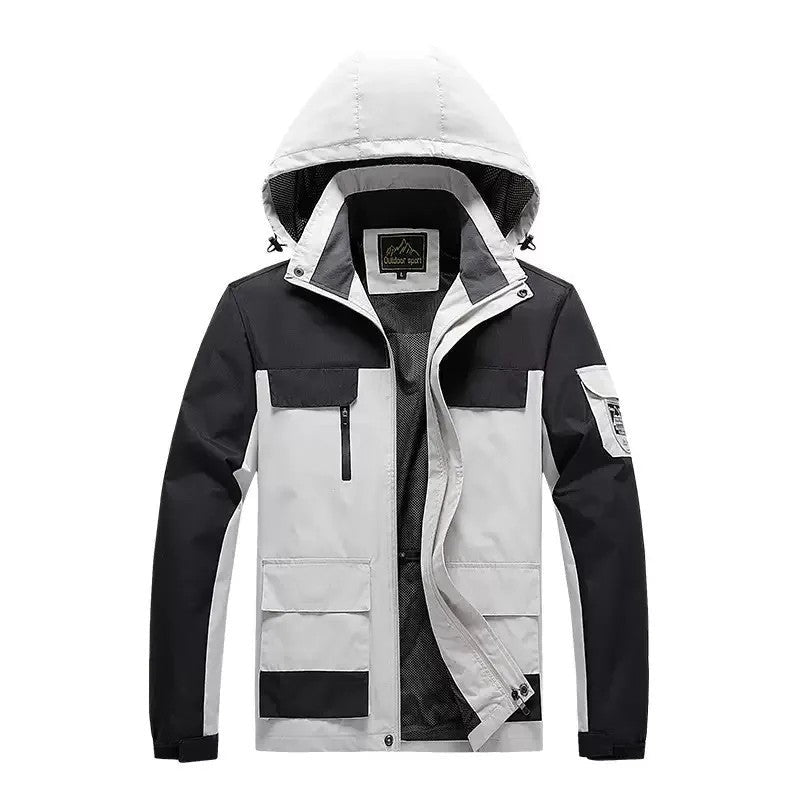 Victor Men's Waterproof Hooded Outdoor Jacket